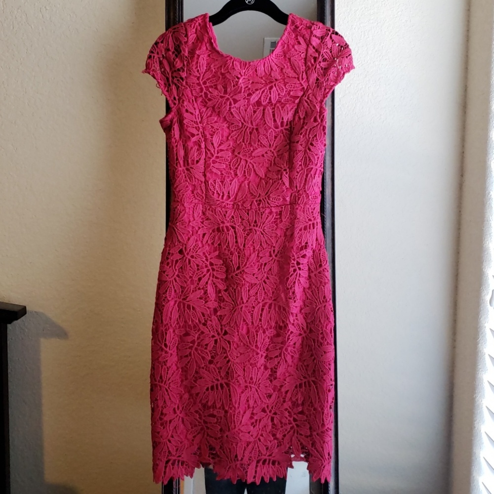 Lulu's Magenta pink cocktail dress